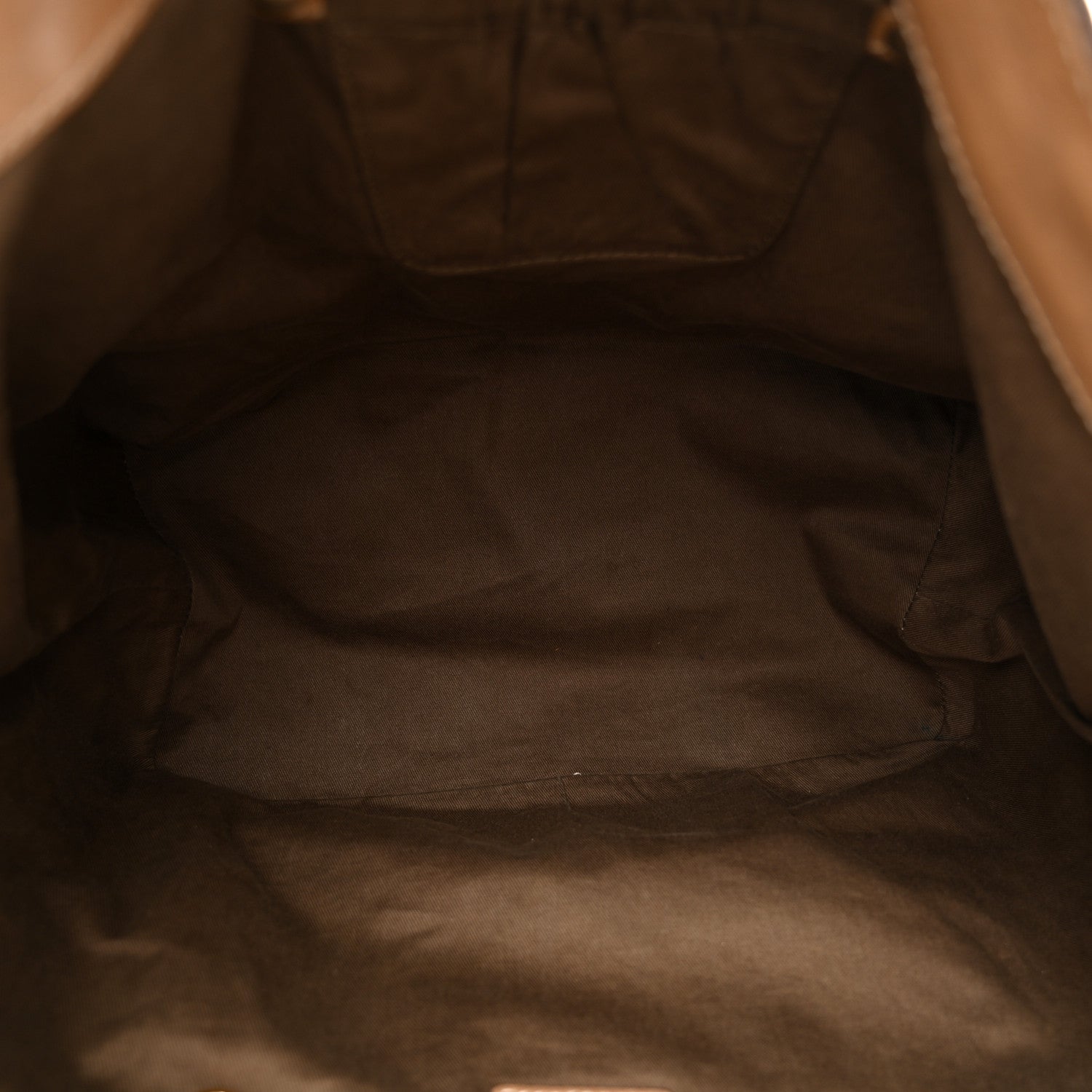 Calfskin Large New Marcie Tote Nut