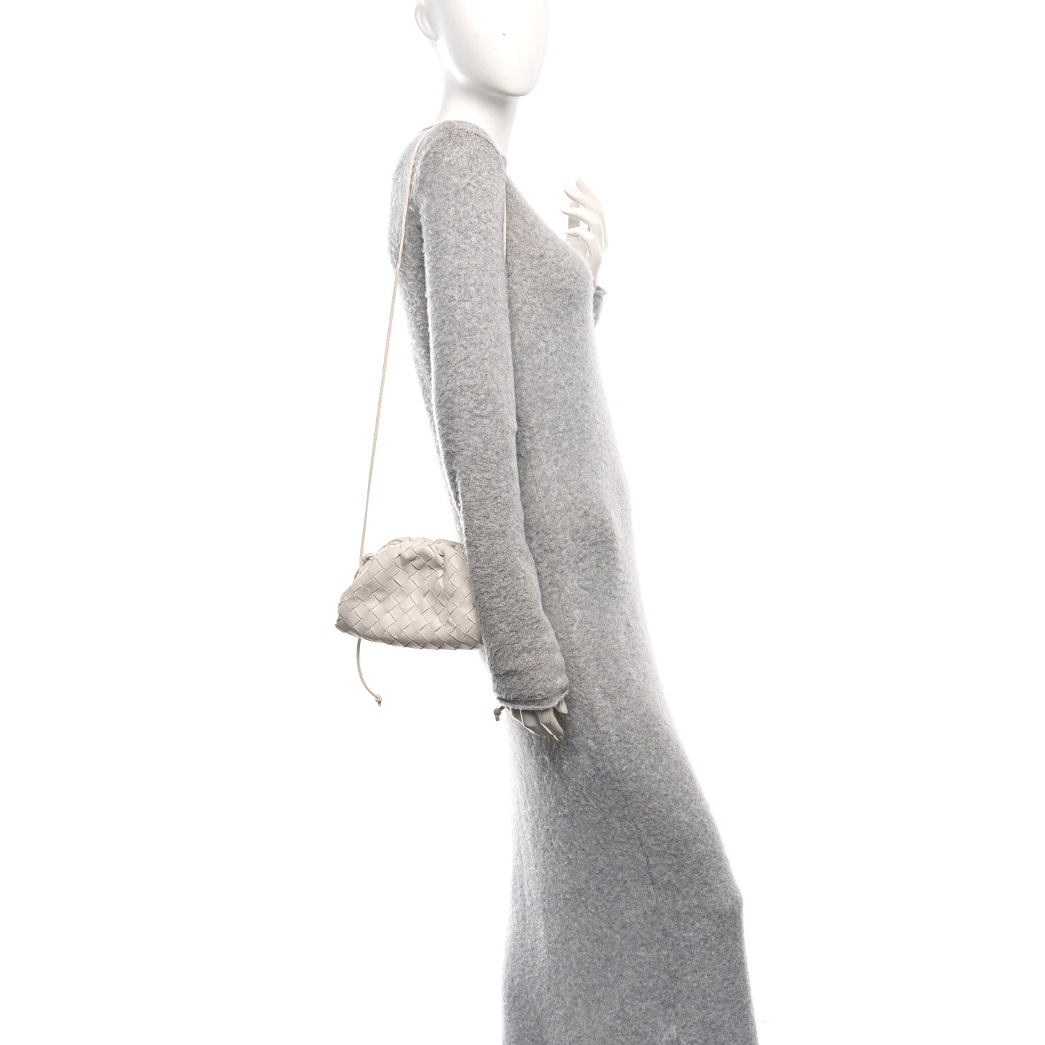 Nappa Intrecciato The Mini Pouch Chalk