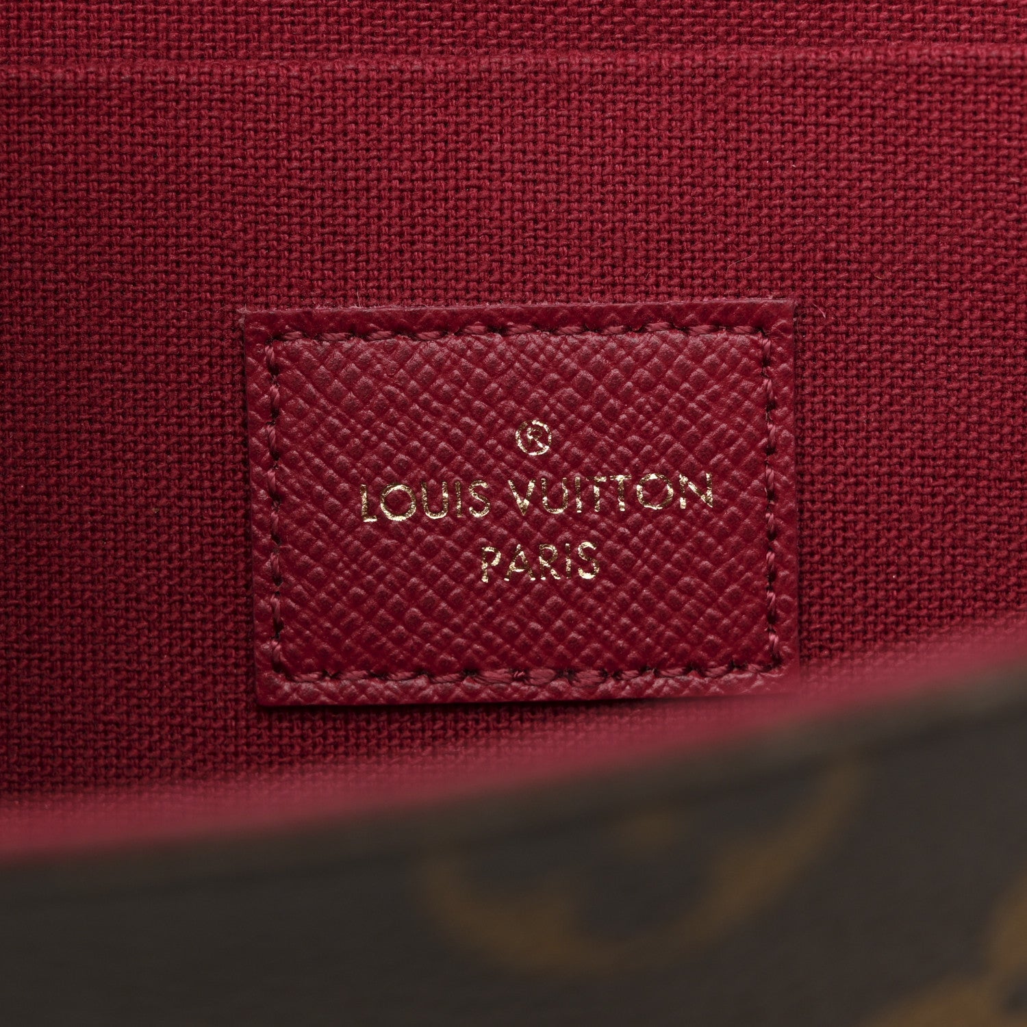 Monogram Pochette Felicie Chain Wallet Fuchsia