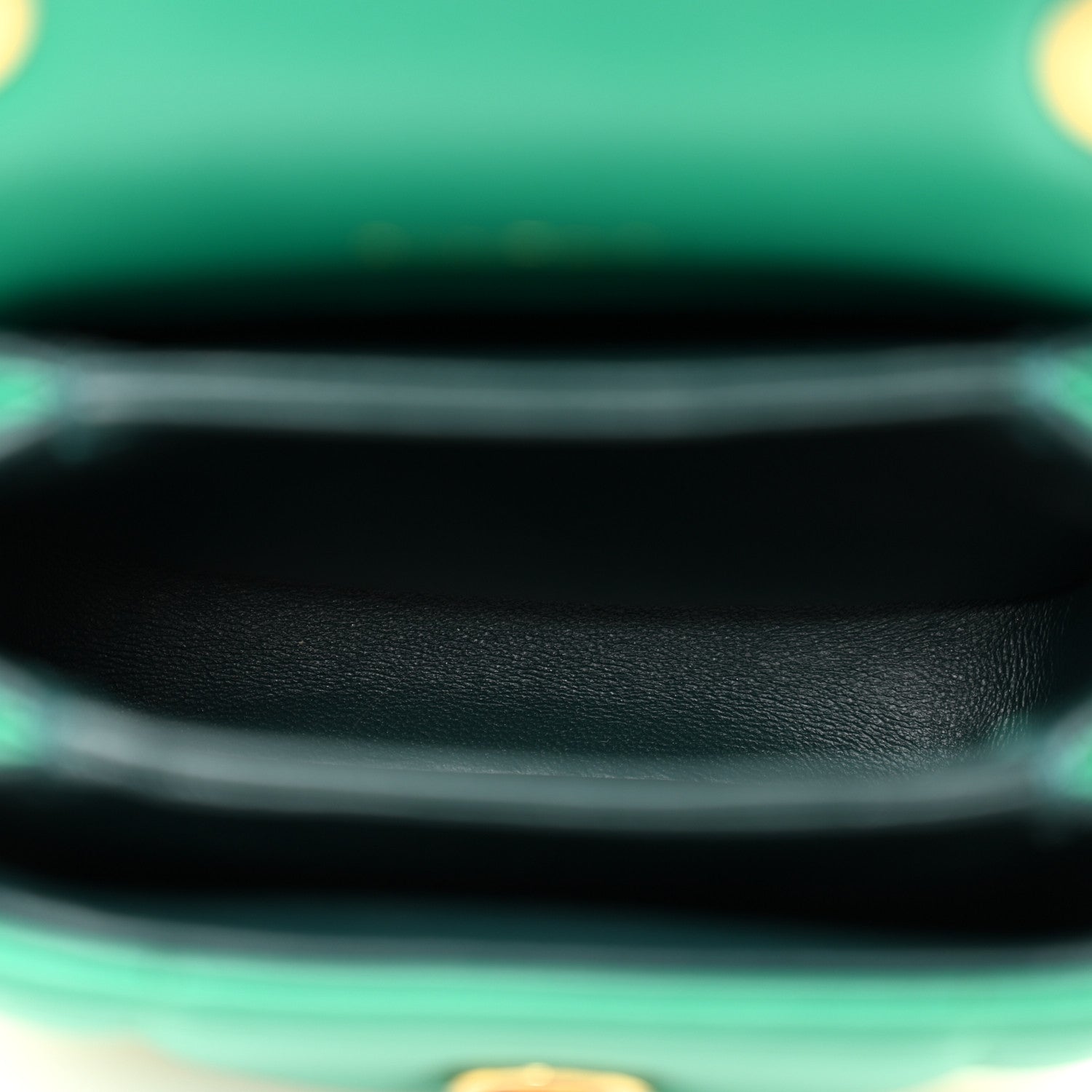 Calfskin Micro Serpenti Reverse Top Handle Emerald Green