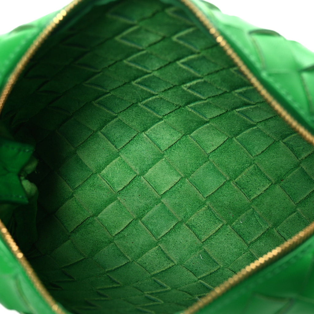 Nappa Intrecciato Mini Loop Camera Bag Parakeet