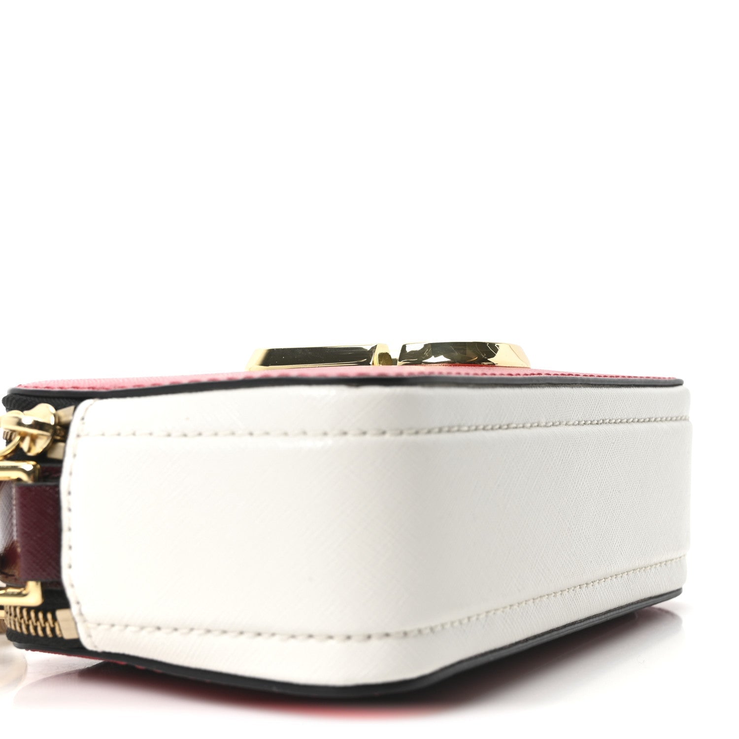 Saffiano Small Snapshot Camera Bag Red Multicolor