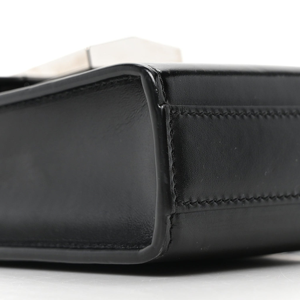 Box Calfskin Mini 4G Vertical Bag Black