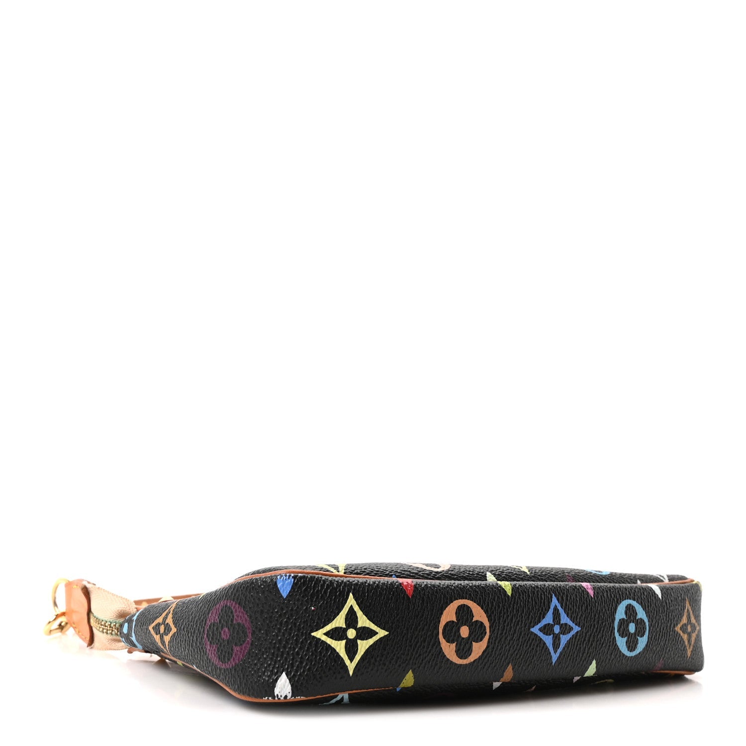 Monogram Multicolor Pochette Accessories Black