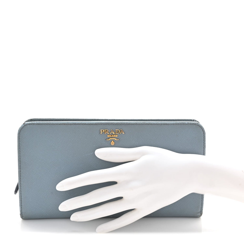 Saffiano Metal Continental Wallet Astrale