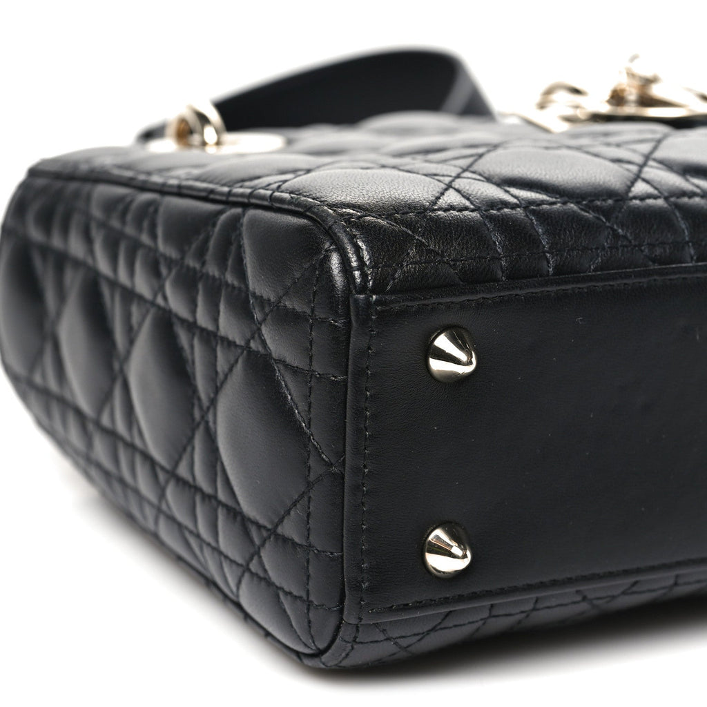Lambskin Cannage Small My ABCDior Lady Dior Black