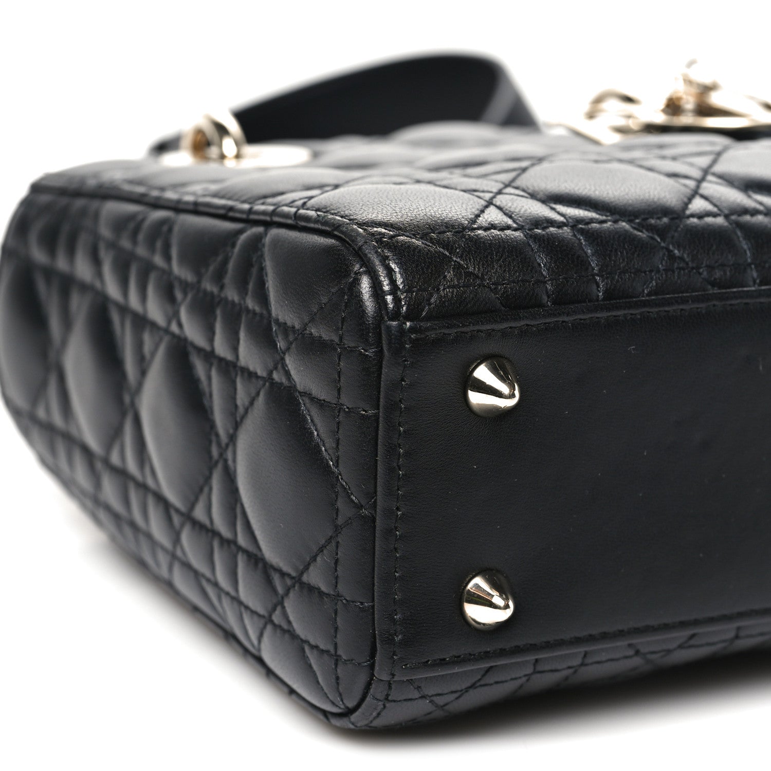 Lambskin Cannage Small My ABCDior Lady Dior Black