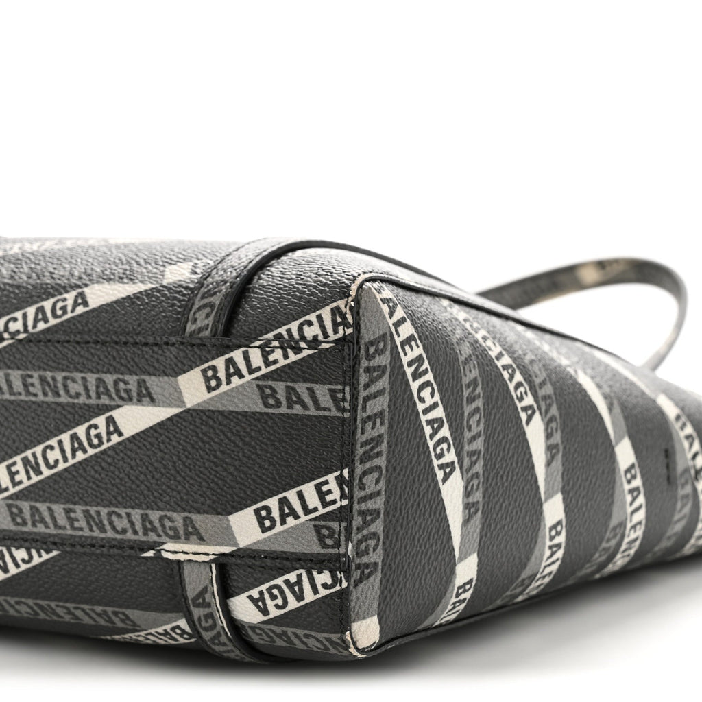 Coated Canvas Losange Monogram XXS Tote Black Grey