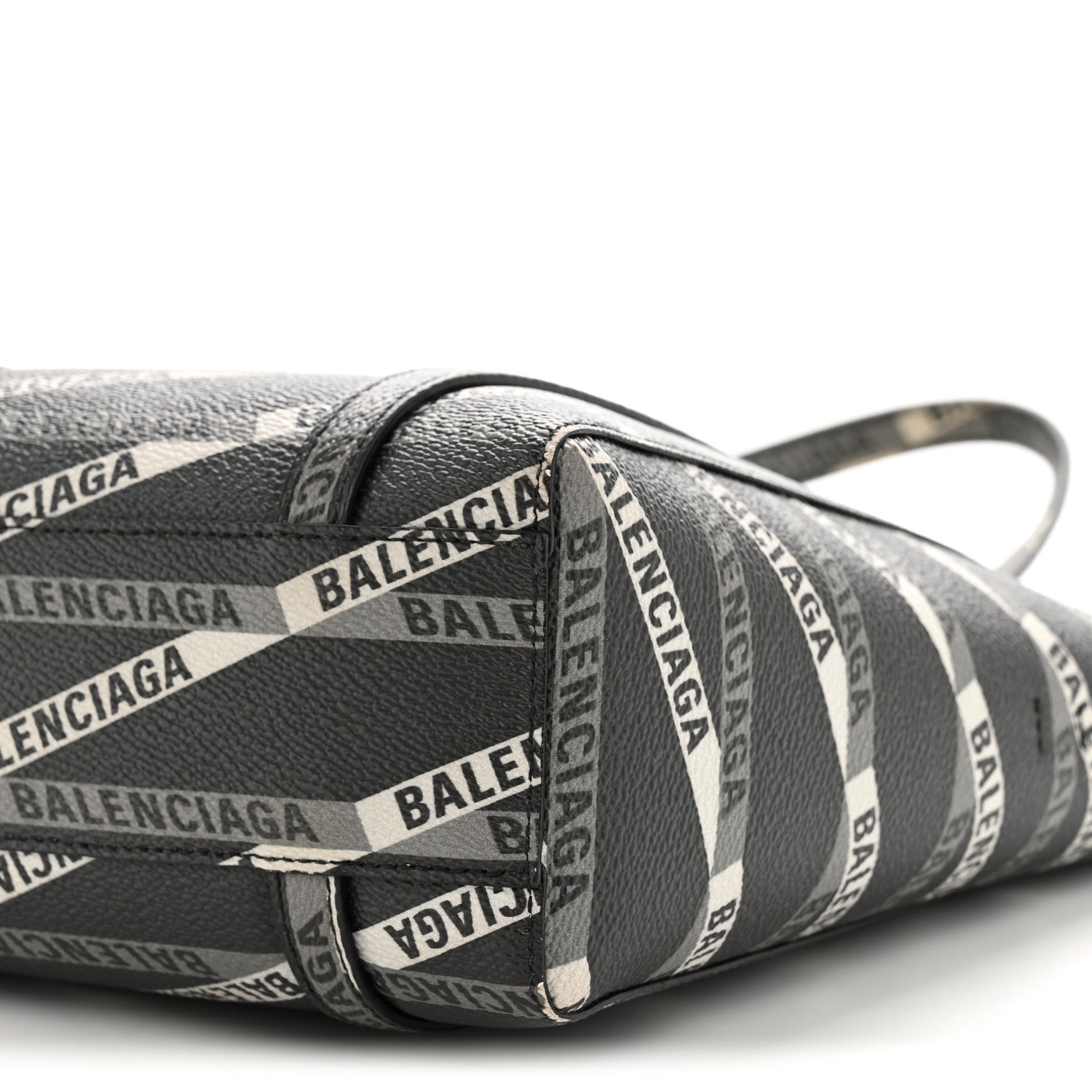 Coated Canvas Losange Monogram XXS Tote Black Grey