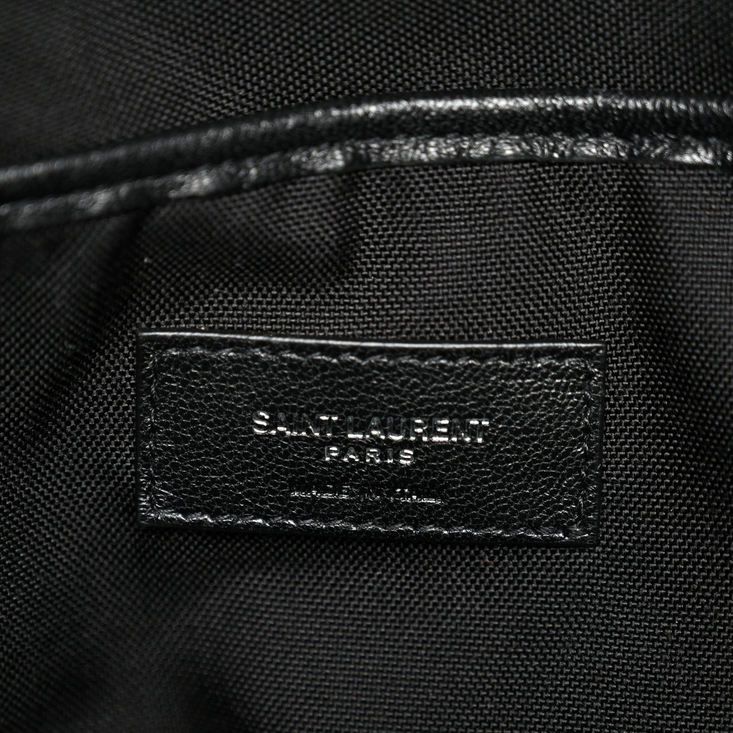 Canvas Calfskin Sid Backpack Black