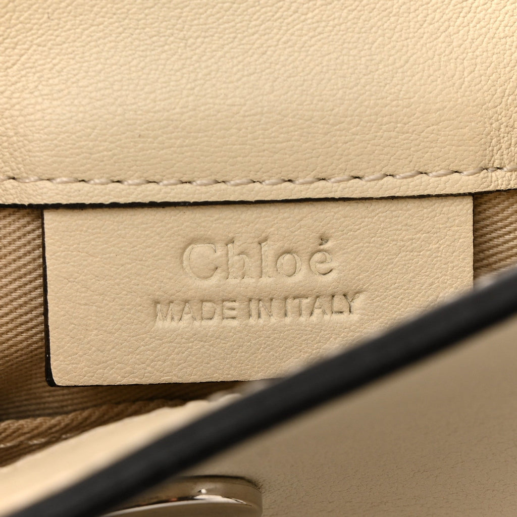 Suede Calfskin Mini Faye Backpack Off White