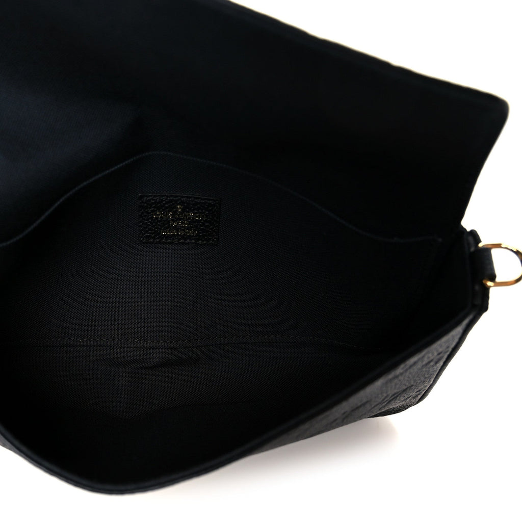 Empreinte Pochette Felicie Chain Wallet Black