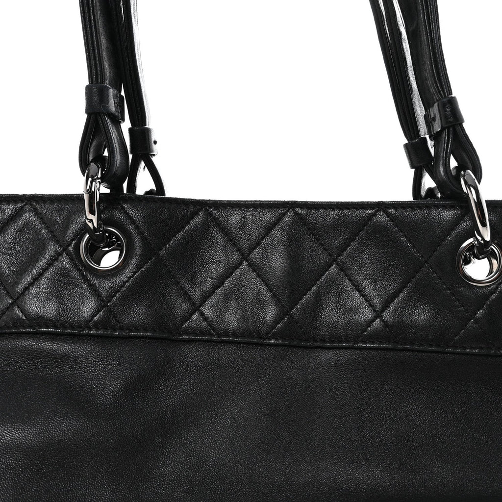 Lambskin CC Shoulder Bag Black
