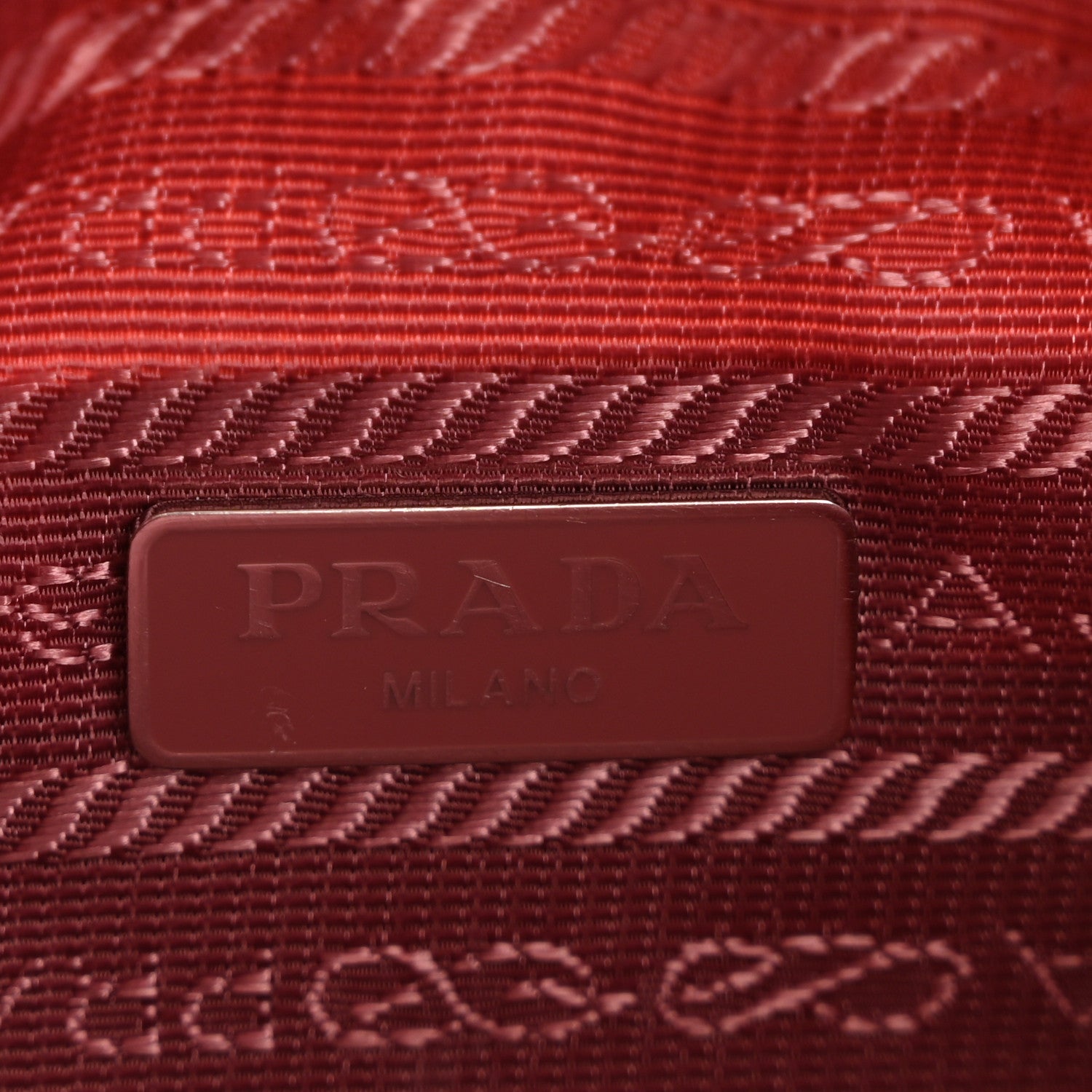 Tessuto Nylon Saffiano Mini Re-Edition 2000 Bag Rosa