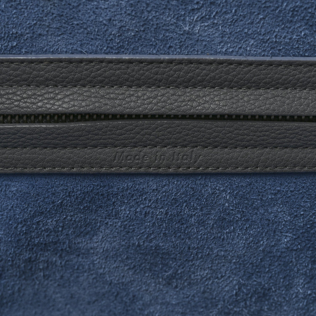 Baby Grained Calfskin Medium Phantom Luggage Kohl