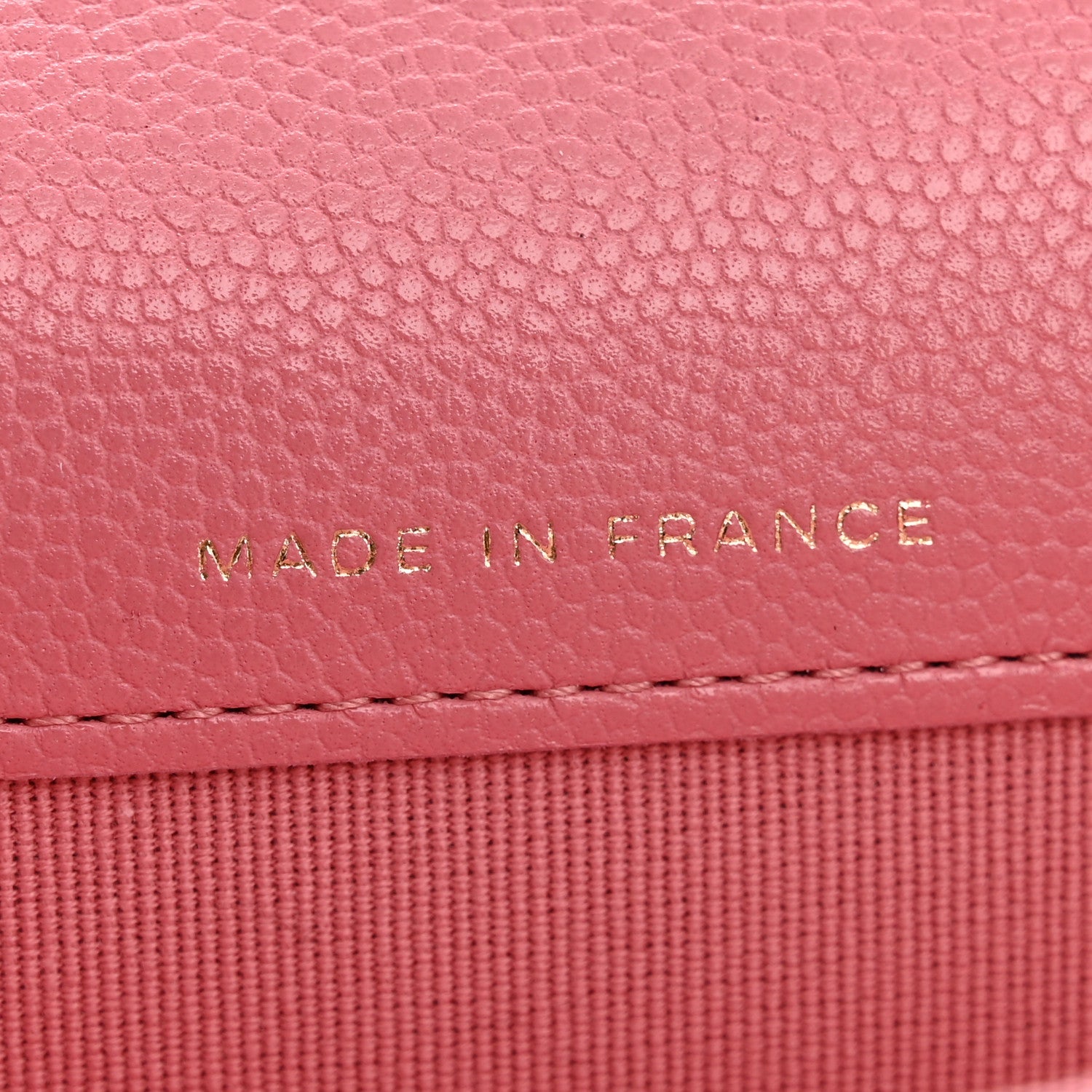 Caviar Quilted Flap  Holder Wallet Pink