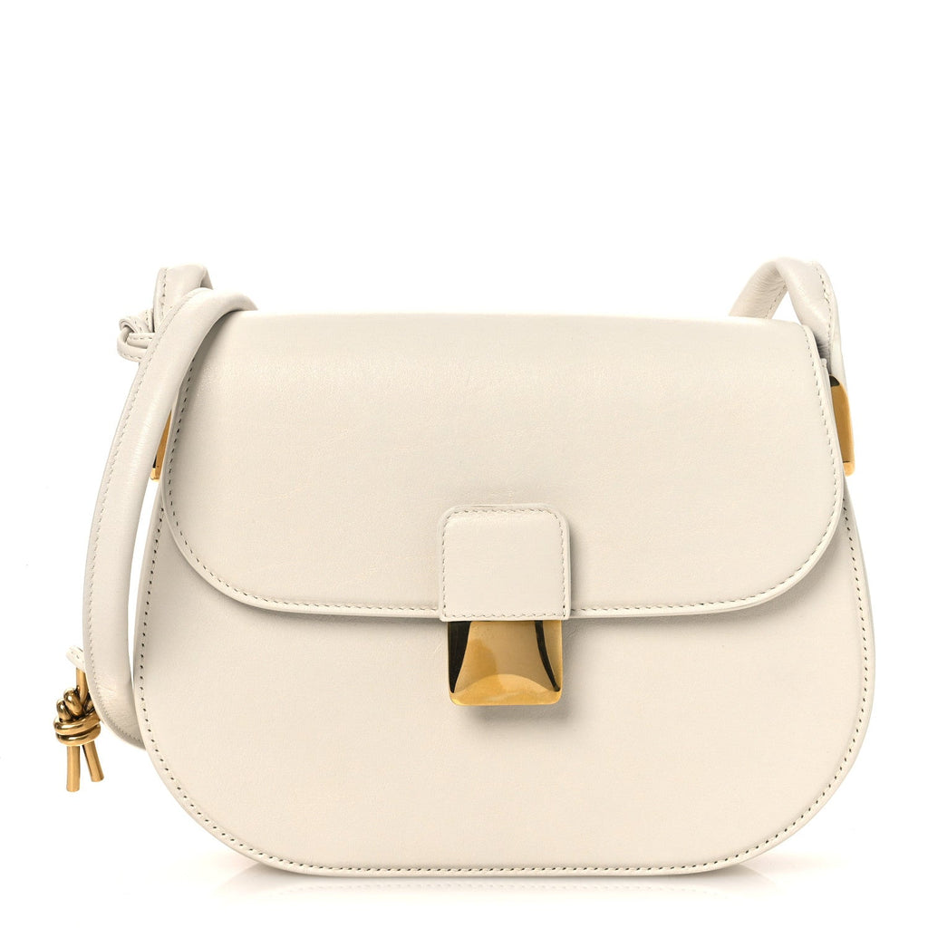 Calfskin Small Desiree Crossbody Bag Chalk
