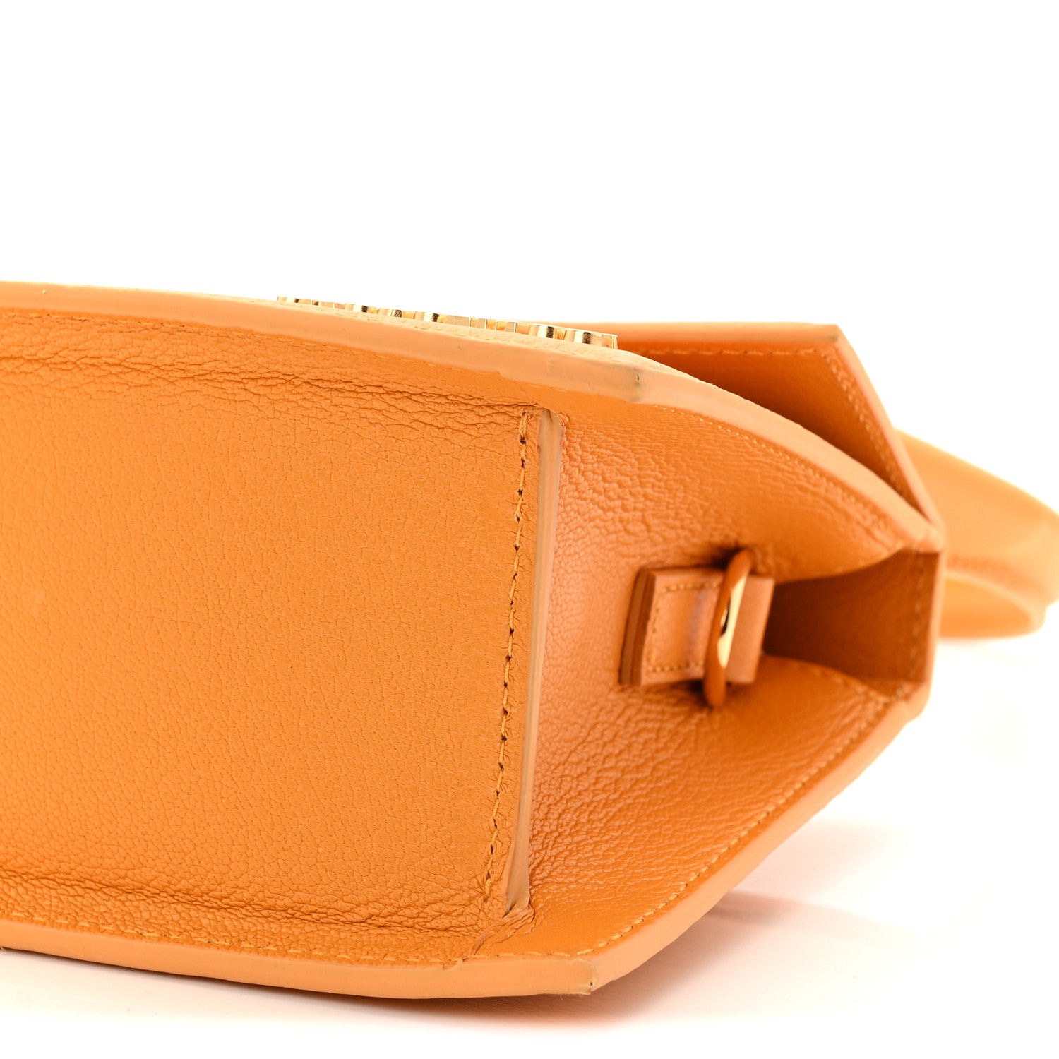 Grained Calfskin Le Chiquito Moyen Dark Orange