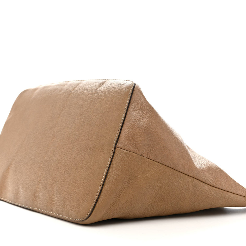 Calfskin Large New Marcie Tote Nut