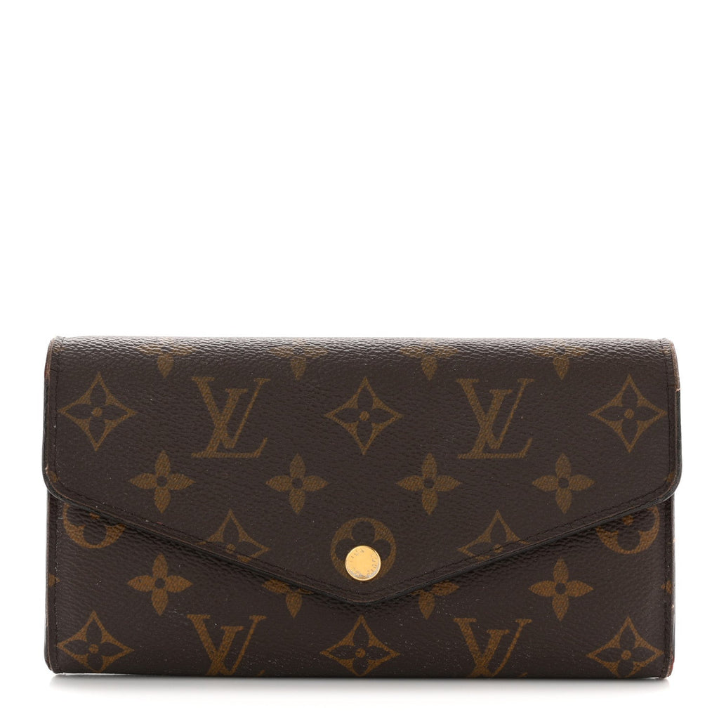 Monogram Sarah Wallet NM Coquelicot