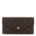 Monogram Sarah Wallet NM Coquelicot