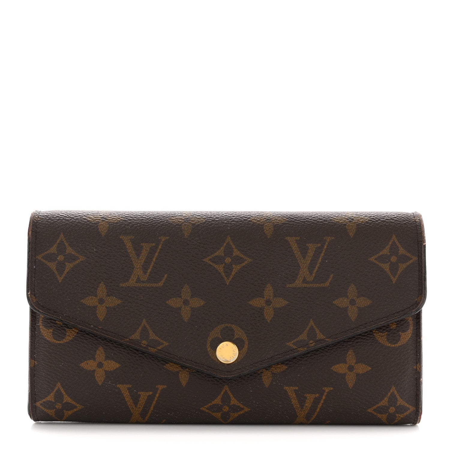 Monogram Sarah Wallet NM Coquelicot