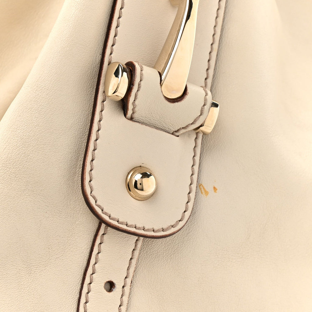 Calfskin Medium Pelham Shoulder Bag Off White