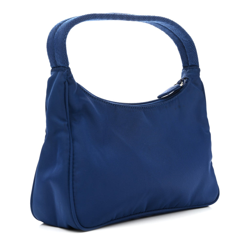 Tessuto Nylon Sport Mini Shoulder Bag Bluette