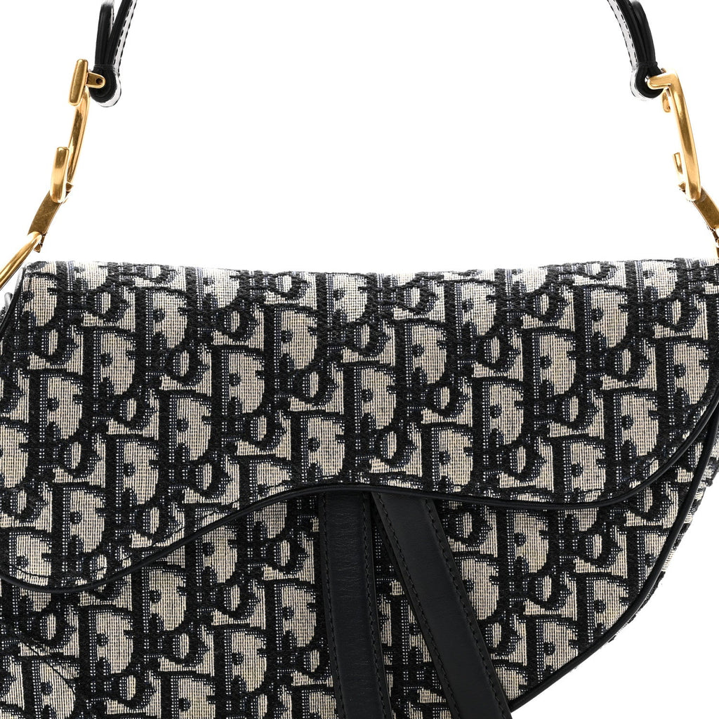 Oblique Saddle Bag Blue