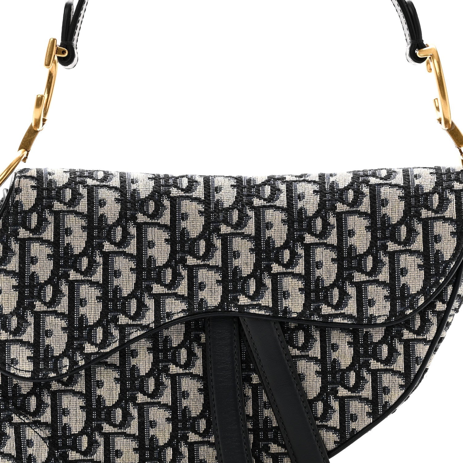 Oblique Saddle Bag Blue