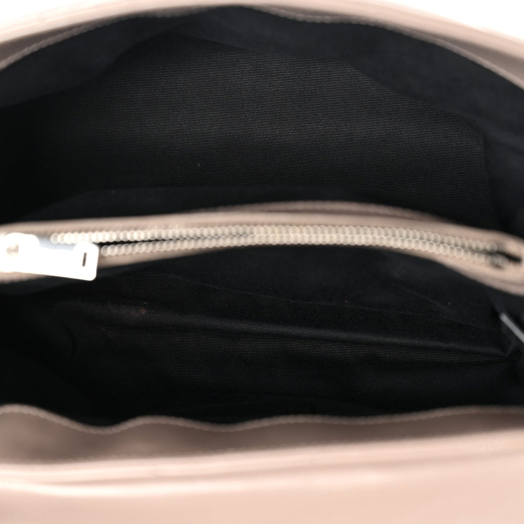 Calfskin Y Quilted Monogram Medium Loulou Chain Satchel Mink