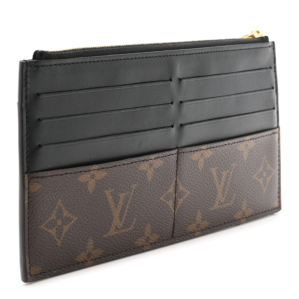 Monogram Slim Purse Black