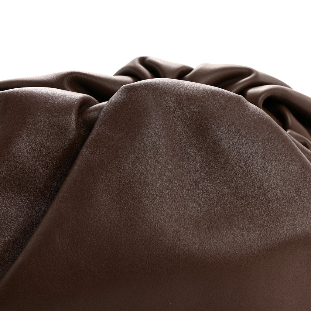 Smooth Butter Calf The Pouch Oversized Clutch Brownie