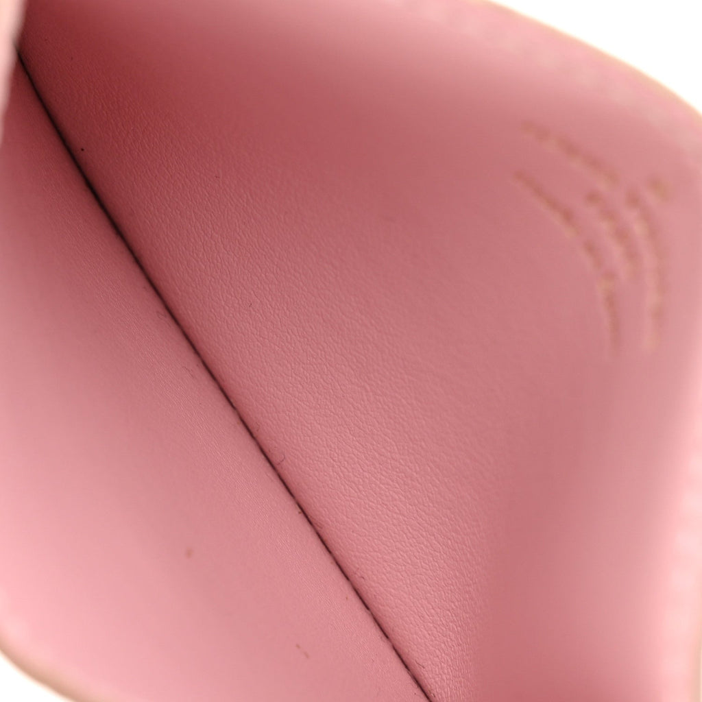 Damier Ebene Caissa  Holder Rose Ballerine