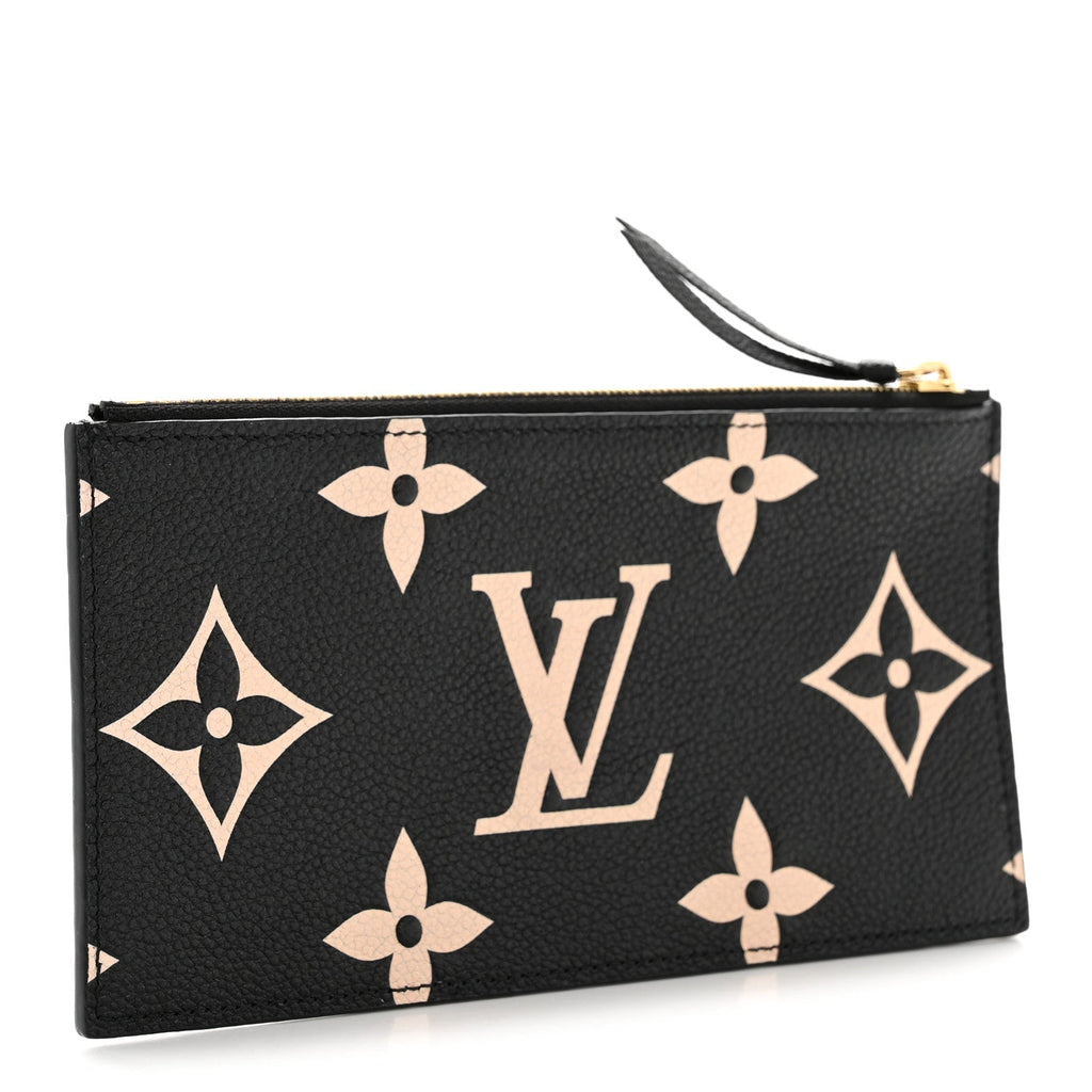 Empreinte Monogram Giant Crafty Pochette Felicie Zippered Insert Black