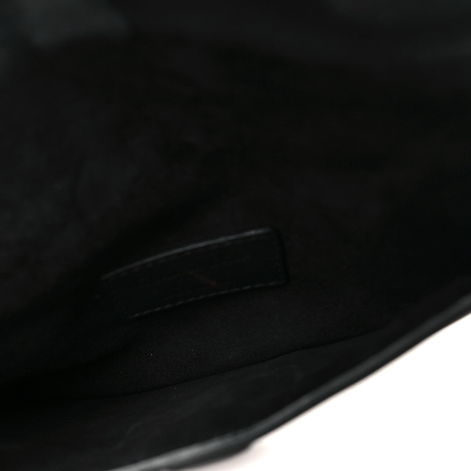 Ultra Matte Calfskin Saddle Belt Bag Black