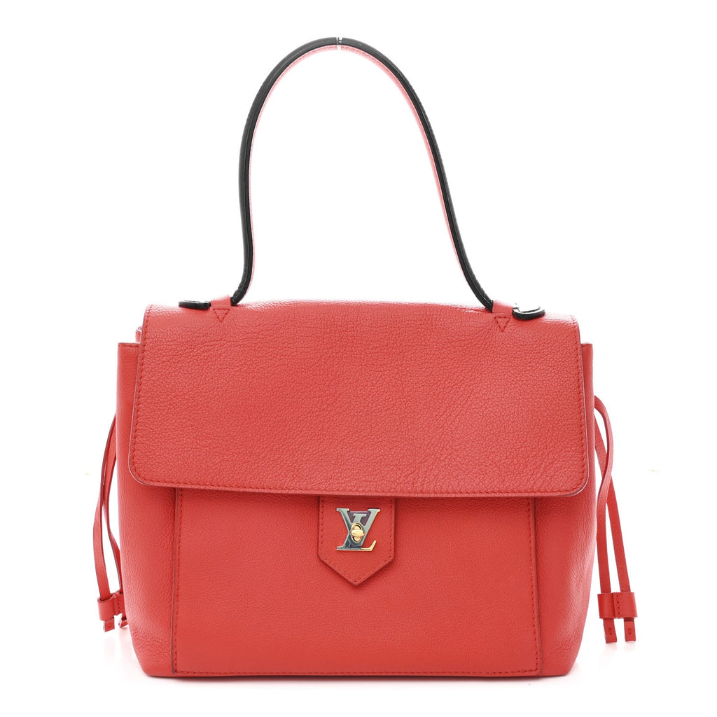 Calfskin Lockme PM Rouge