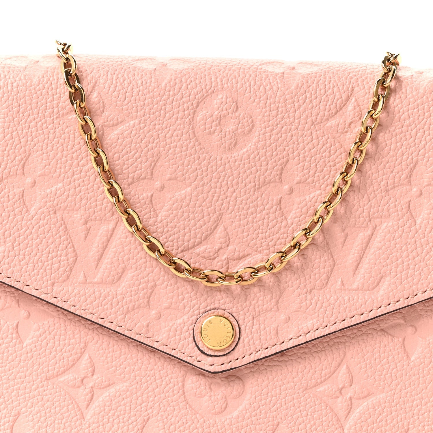Empreinte Pochette Felicie Chain Wallet Rose Poudre