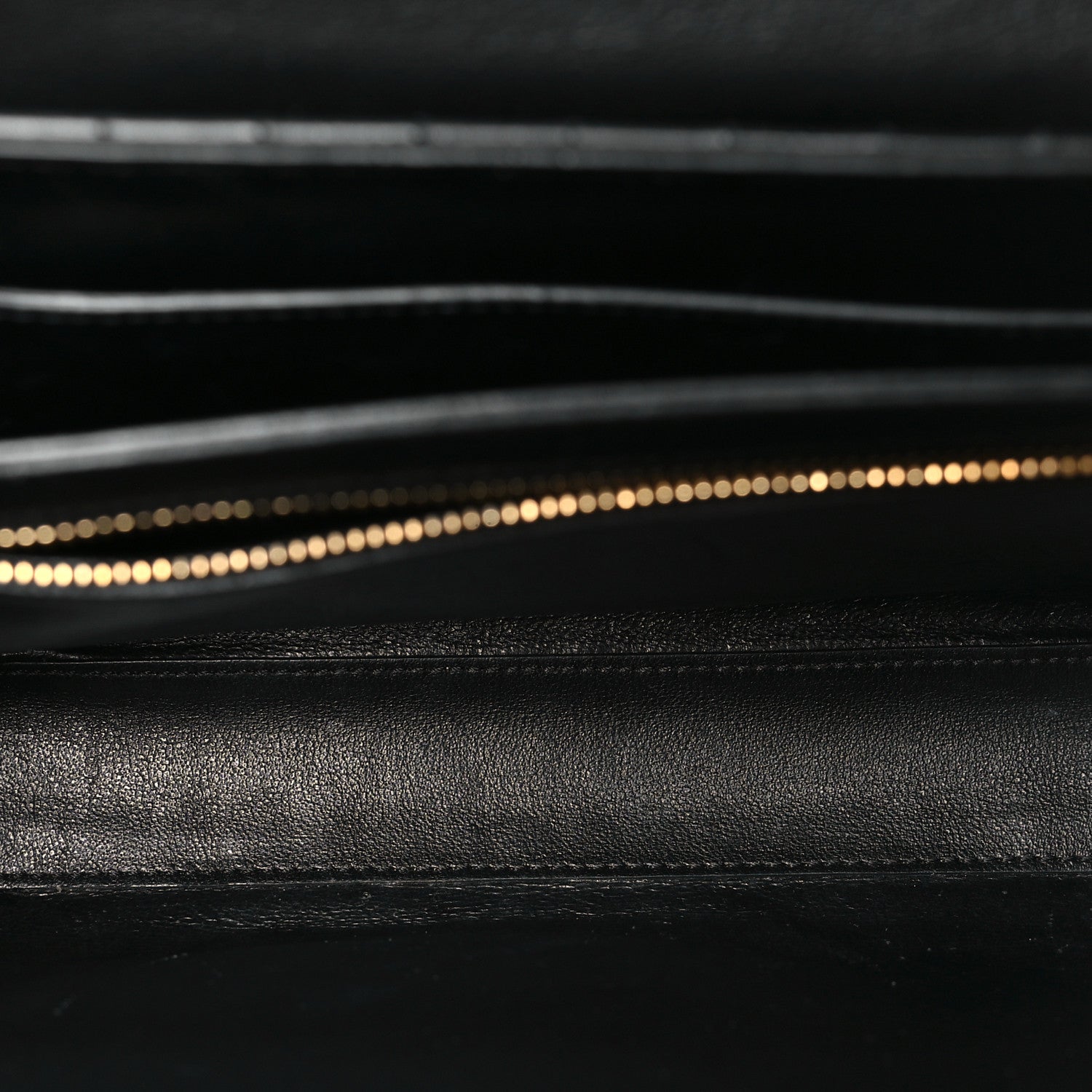 Calfskin Quilted Medium C Bag Black