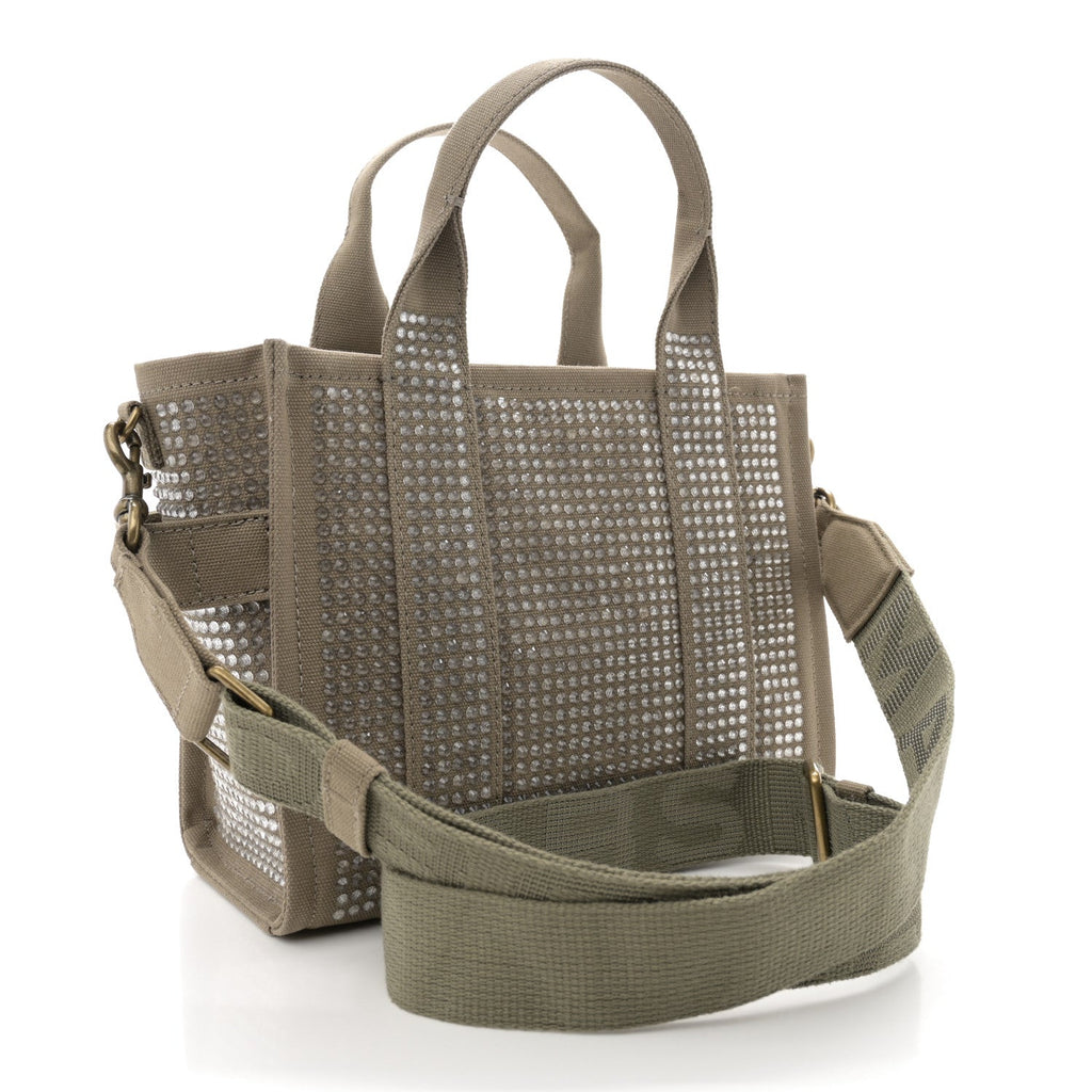 Crystal Canvas Small The Tote Bag Slate Green