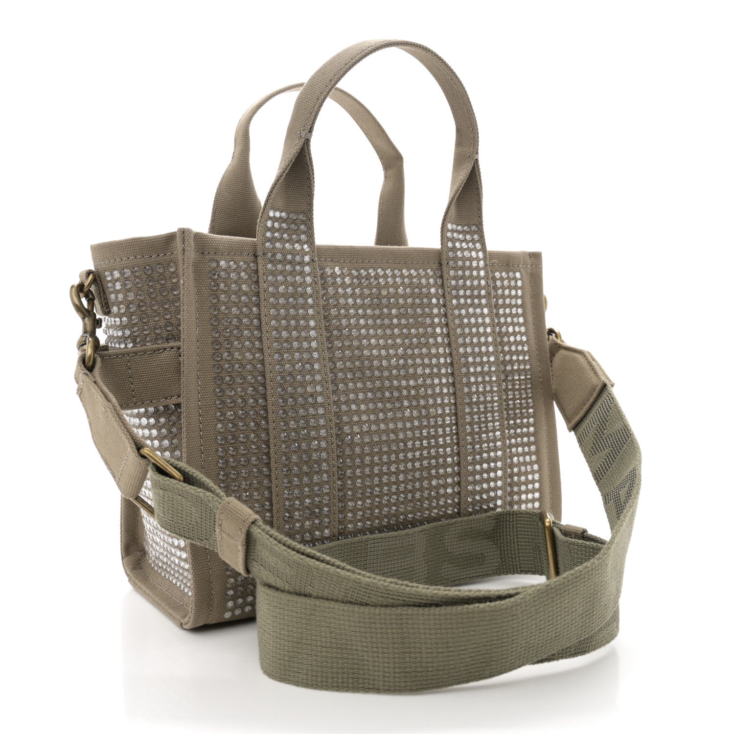 Crystal Canvas Small The Tote Bag Slate Green
