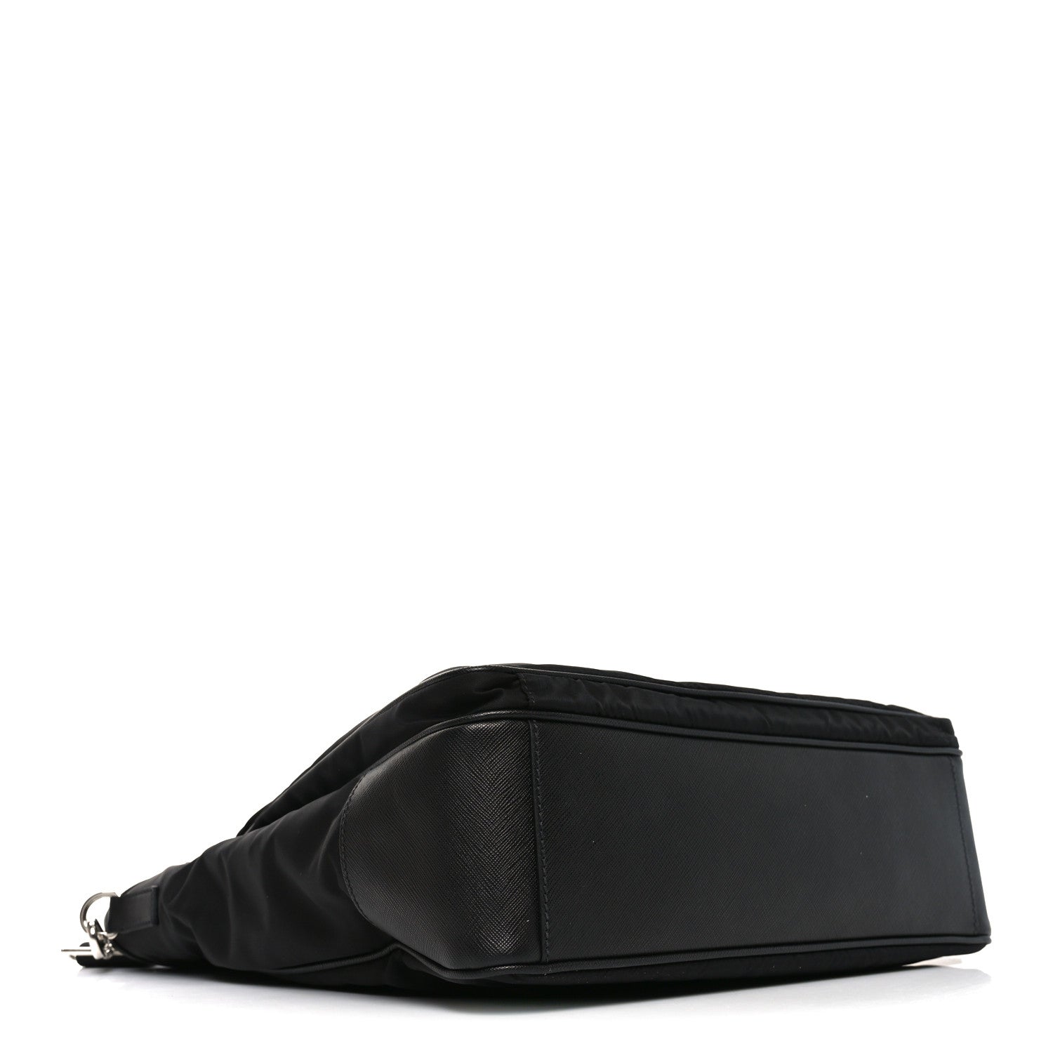 Tessuto Nylon Saffiano Tote Black