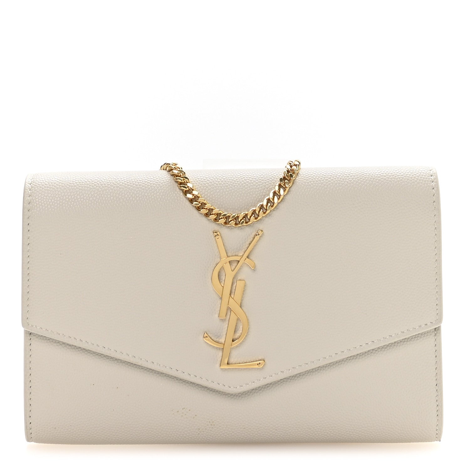 Grain De Poudre Monogram Uptown Chain Wallet Crema Soft