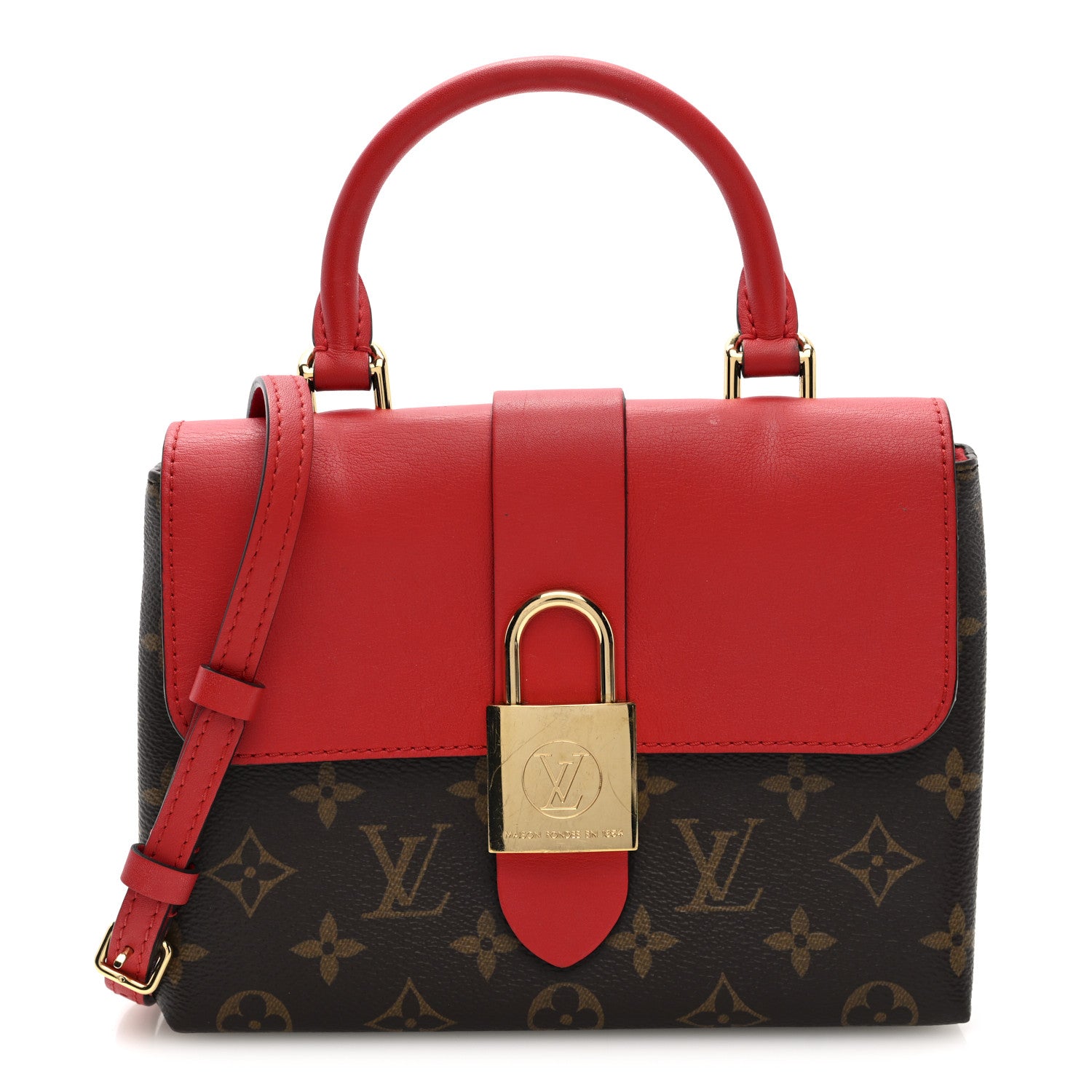 Monogram Locky BB Coquelicot