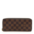 Damier Ebene Clemence Wallet Cherry