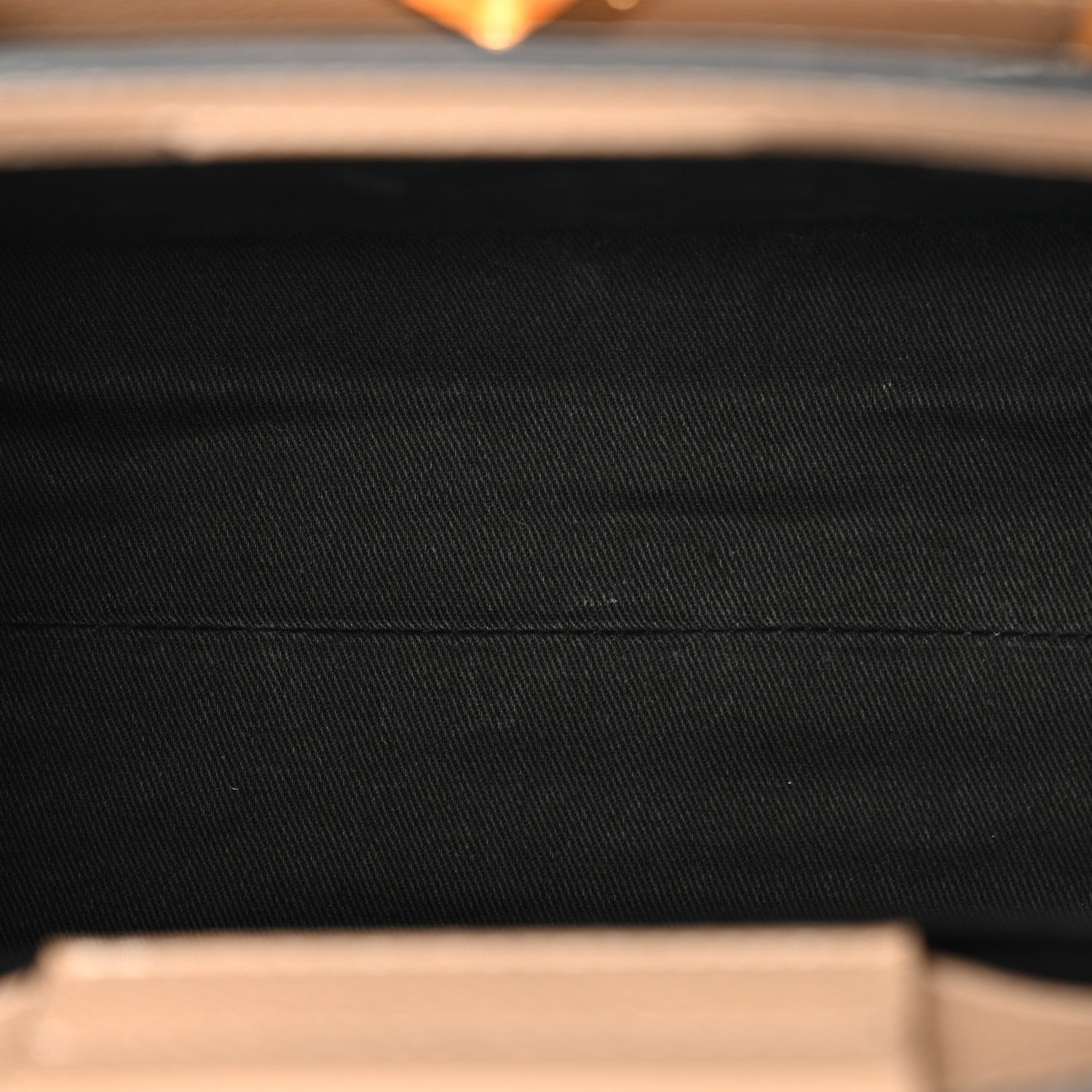 Grainy Calfskin Virtus Top Handle Tote Beige
