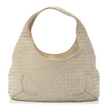 Nappa Intrecciato Ball Hobo White