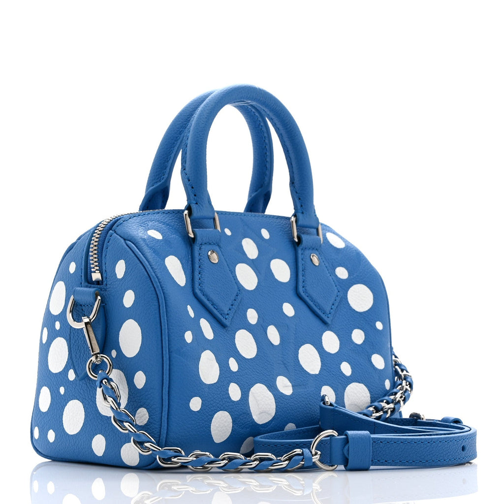 LV X YK Empreinte Speedy Bandouliere 20 Blue White