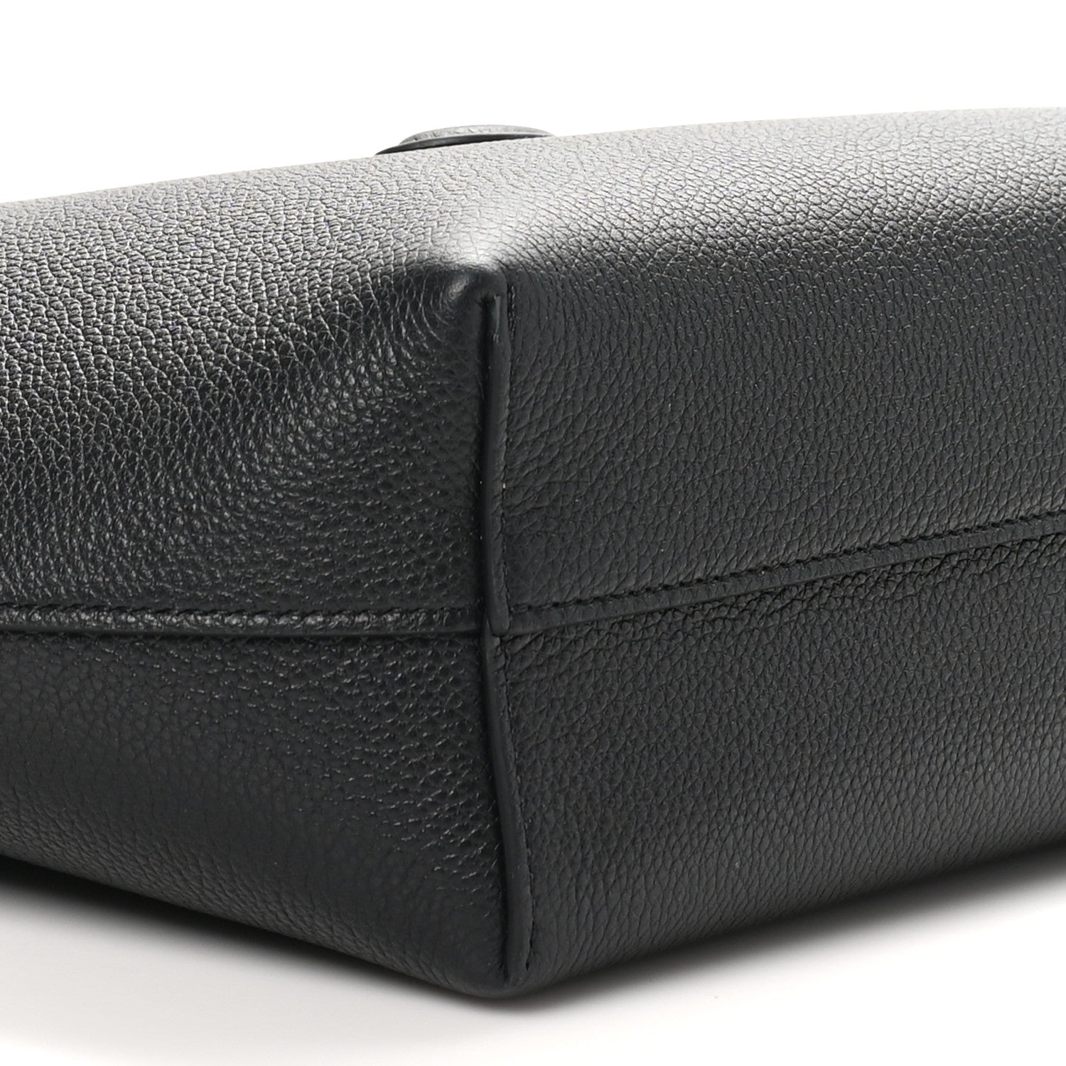 Grained Calfskin Triomphe Mini Cabas Anais Black