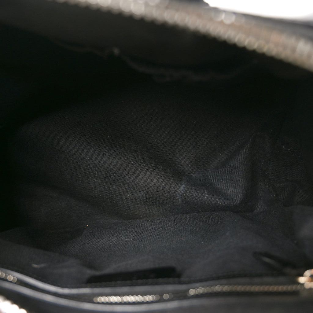 Shiny Lord Calfskin Medium Antigona Black